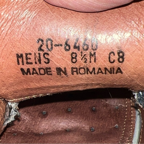 Johnston & Murphy Mens Oxfords Brown Square Toe Dress Shoes 8.5M - Picture 11 of 11